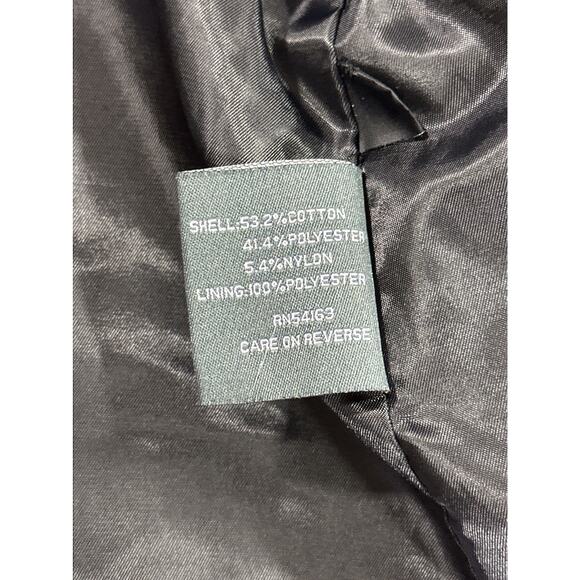 Kenneth Cole Reaction Women’s Black Double Breasted Trench Coat Medium - Picture 8 of 10